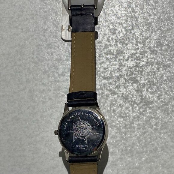 Universal Studio Island Of Adventure Sam I Am Black Leather Strap Wristwatch - Picture 8 of 8